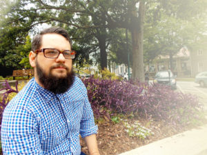 Tim Denson near Athens city hall