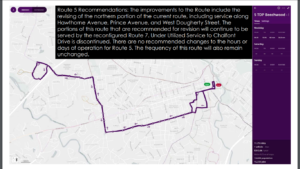 New Route 5 map for Athens Transit