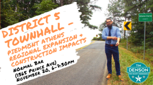 District 5 Townhall - PARMC expansion & construction impacts