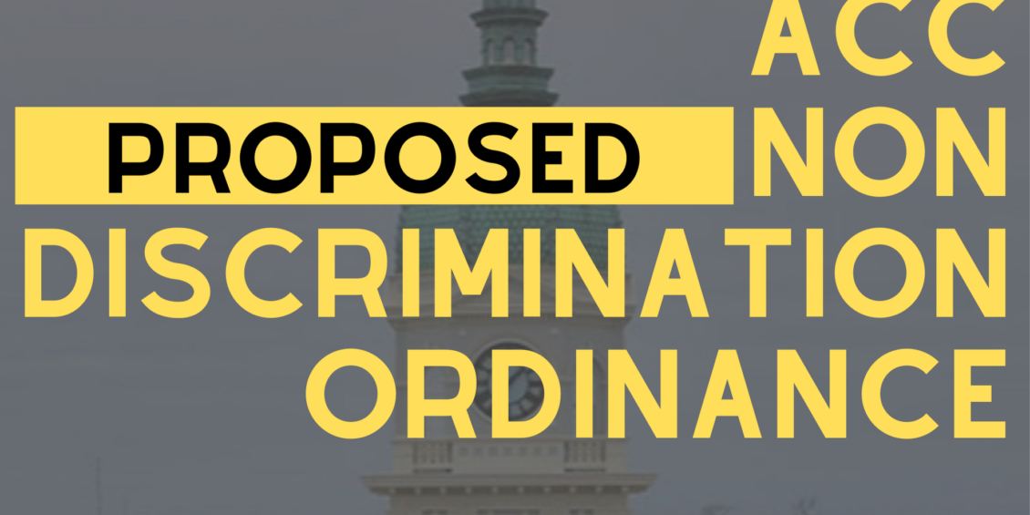 ACC considering a proposed non-discrimination ordinance