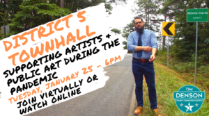 District 5 Townhall - supporting public art during the pandemic
