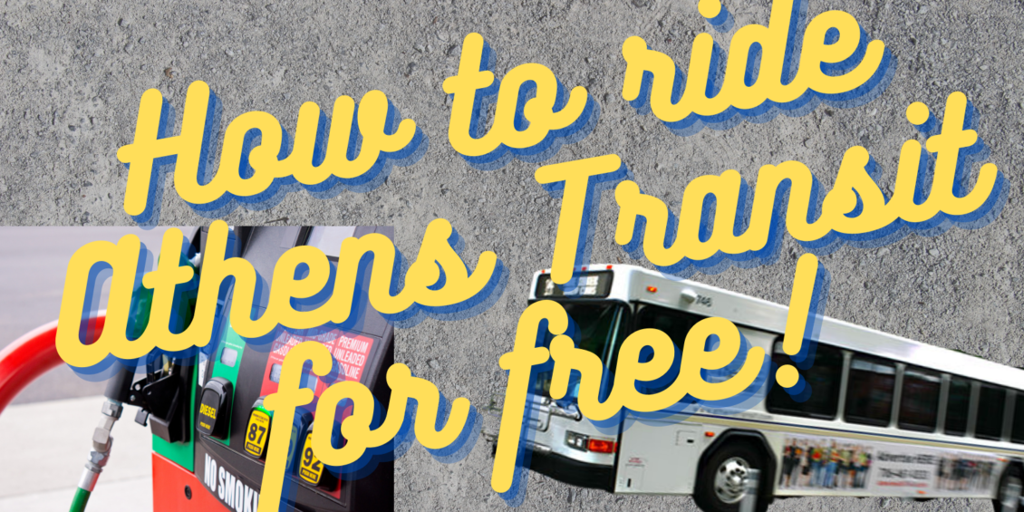 How to ride Athens Transit for free instead of paying $4/gallon