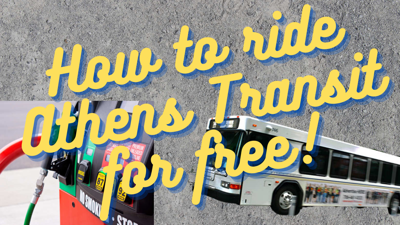 How to ride Athens Transit for free instead of paying $4/gallon